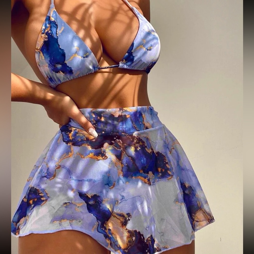 3 piece bathing suit
